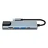Cabo Adaptador 5 Em 1 Hub Usb Rede Hdmi Tipe C Ethernet Pc