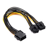 Cabo Adaptador 8 Pinos Pci-e X 2x 8 (6 +2) Vga Gpu C/ Nfe