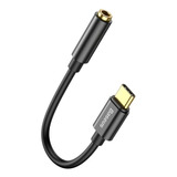 Cabo Adaptador Áudio Usb-c To P2 3.5mm P/ Samsung Mi Baseus