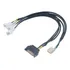 Cabo Adaptador Flexa Fp3s Para 3 Fans De 4 Pinos Pwm Akasa
