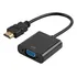 Cabo Adaptador Hdmi Para Vga Conversor + Saída P2 Áudio Full