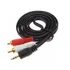 Cabo Adaptador P2 - 2rca Tv Celular Gps Dvd Audio Video