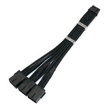 Cabo Adaptador Sleeved Pcie