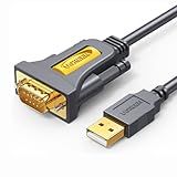Cabo Adaptador Ugreen USB A 2 0 Para DB9 RS 232 Macho 3M Preto Conexão Confiável Alta Performance Para Dispositivos Seriais Ideal Para Equipamentos De Rede E Automação