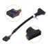 Cabo Adaptador Usb 3.0 20 Pinos M Para Usb 2.0 De 9 Pinos F