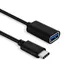 Cabo Adaptador Usb 3.0 Genérica Entrada Usb Saída Usb Tipo C Preto 