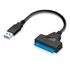 Cabo Adaptador Usb 3 0 Para Hd E Ssd 2 5 Premium  Cor Preto