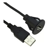 Cabo Adaptador Usb Extensor Dvd Para Carro 1 Metro P  Painel