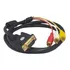 Cabo Adaptador Vga Para Rca/av Full Hd 1,5m