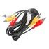 Cabo Audio E Video Rca 1,5m Macho 3x3, Av Tv Lcd Led Dvd