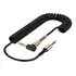Cabo Auxiliar Espiral P2   P2 Stereo Audio Mp3 Reforçado