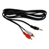 Cabo Auxiliar P2 Macho X Rca Macho Audio 1,8m Som