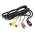 Cabo Av Rca Audio Video Mega Drive 3 Md3 E 32x Cdx Grosso