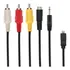 Cabo Av Rca S-video Ts 2.5mm Para Filmadoras Panasonic (k2kz