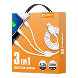 Cabo Carregador 3x1 Micro
