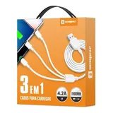 Cabo Carregador 3x1 Micro