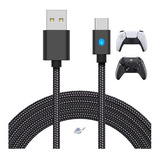 Cabo Carregador Controle Ps5 Xbox Series Usb c 3 Metros