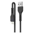 Cabo Carregador Dados Lightning Para Celular Apple 1 Metro Cor Preto