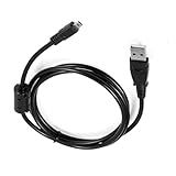 Cabo Carregador De Bateria De Transferência De Dados Usb Pc Para Sony Cybershot Dsc-h200 Dsc-h300 Dsc-w370 Dsc-w800 Dsc-w830 Dsc-w310 (nota: Não Compatível Com Todas As Câmeras Sony, Veja Detalhes E