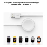 Cabo Carregador P  Relogio Apple Watch   Series 1 2 3 4 5 6 Cor Branco