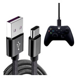 Cabo Carregador Para Controle Xbox Series Tipo C 3 Metros