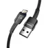 Cabo Carregador Turbo Essager Compatível Com iPhone 50cm Cor Preto