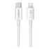 Cabo Carregador Turbo Pd 27w 2m Tipo-c Para iPhone 6 Ao 14 Cor Branco