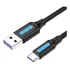 Cabo Carregador Turbo Tipo C P/ Usb Celular 100w Vention 2m