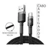 Cabo Carregador V8 Carga Rápida 2 Metros Android Reforçado Cor V8 Micro Usb