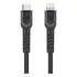 Cabo Carregamento Rápido Reforçado Dual Lightining 1,2m Homologado Certificado Mfi iPhone iPad Gshield Cor Preto