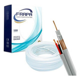 Cabo Cftv Coaxial Branco