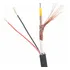 Cabo Coaxial 4mm 2x26 Dupla Blind Cftv Dc Externo 50m Preto