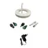 Cabo Coaxial 4mm Bip. 90% Malha 50m + Conect +fonte A390