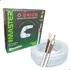 Cabo Coaxial 4mm Condutti P/cftv 100% Cobre + Bipolar Com Nf