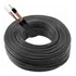 Cabo Coaxial Bipolar 4mm 90% Malha Para Cftv - Rolo 100 Mts