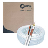 Cabo Coaxial Cftv 100m 4mm 85% Malha Alim. Externa Rg59