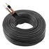 Cabo Coaxial Cftv Flexível 4mm Bipolar 90% Malha 100m Alarme