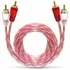 Cabo Coaxial Rca Stetsom 1 Metro Banhado A Ouro