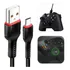 Cabo Controle Compatível Xbox One Carrega Joga 3 Metros Big