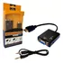 Cabo Conversor Adaptador Hdmi Para Vga Com Saída P2 Áudio