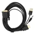 Cabo Conversor De Som Vga Para Adaptador De Interface Multim
