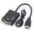 Cabo Conversor Hdmi Para Vga Full Hd 1080p Alta Performance