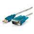Cabo Conversor Porta Serial Rs232 Usb Azul Vga Machoxusb