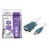 Cabo Conversor Usb Para Serial Rs232 Azul 70cm - Roxo
