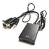 Cabo Conversor Vga Hdmi Saída 1080p Áudio P2 Hd Tv Av Hdtv Vídeo