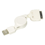 Cabo Dados Retrátil Usb Para iPhone 3g 3gs 4 4g iPad iPod