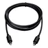 Cabo De Áudio Óptico Digital 3 Metros Toslink 3m Plug Gold