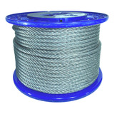 Cabo De Aço Galvanizado 5 32 4 0mm Alma De Aço 30 Metros