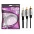 Cabo De Audio P2 X 2 Rca 2m Profissional Plug Metal 2 Metros
