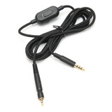 Cabo De Áudio Para Fone De Ouvido Com Nível De Volume E Micr